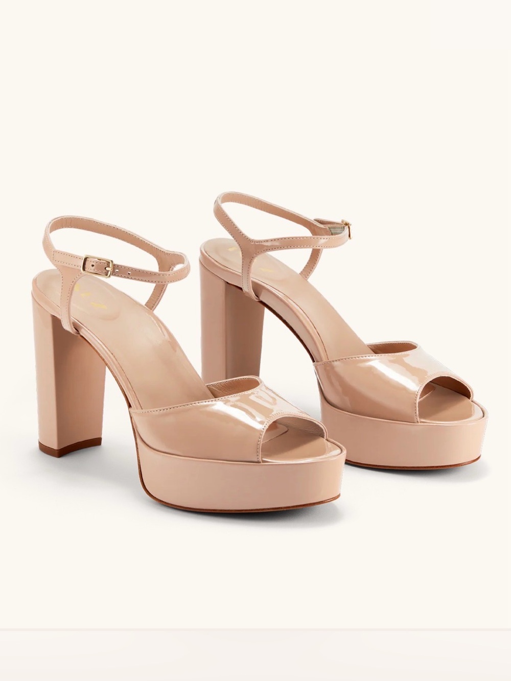 INEZ Camilla in Tan Patent